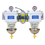 SWK-2000-18 Duplex, Clear Bowl with Metal Heat Deflector